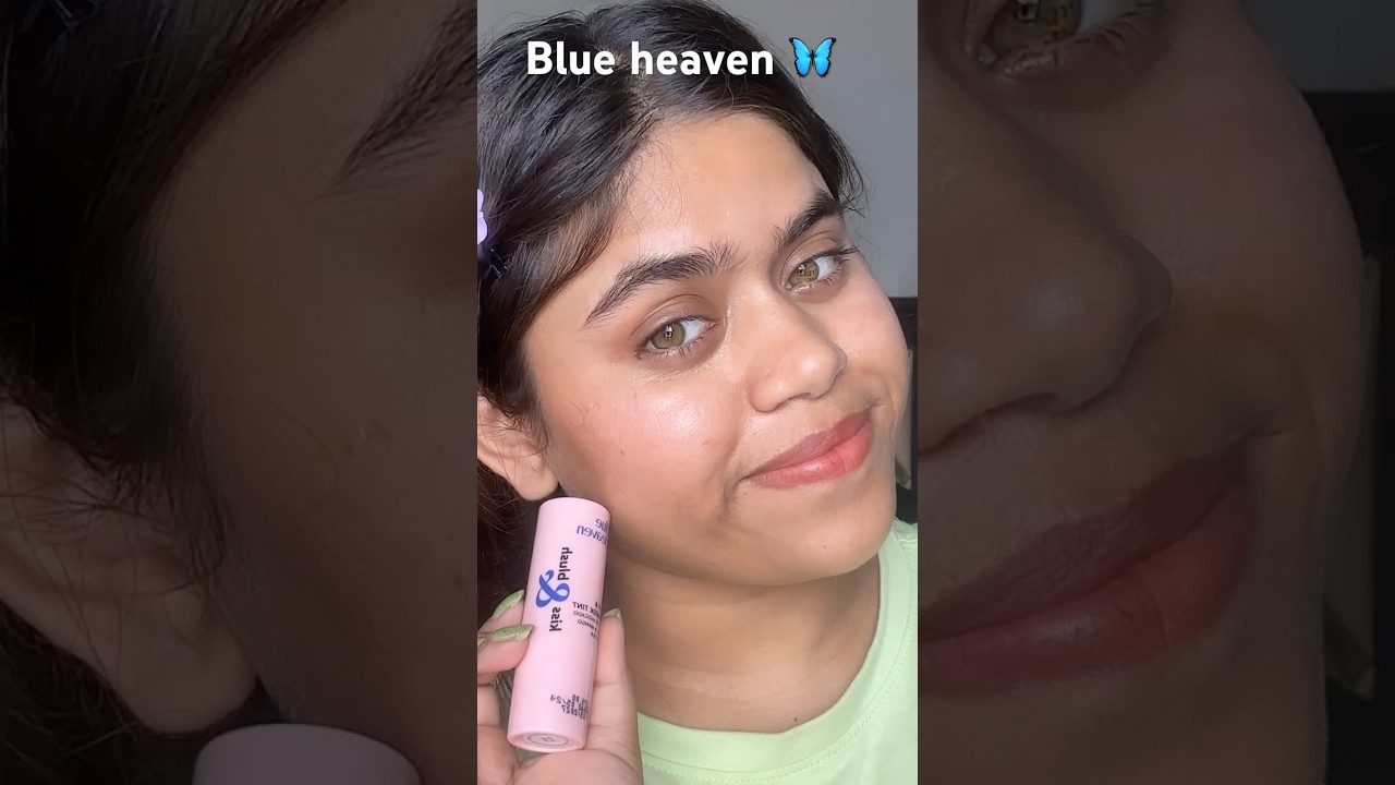 Blue heaven kiss & blush lip& cheeks tint (coral blush)#blush #liptint #coloriconblush #music