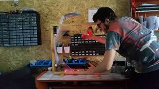 Laser harp -  video demo