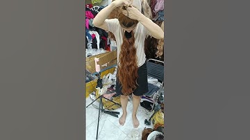 Tóc giả cột rút dây xoăn sóng #toccot