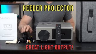 Reeder Projector Review  BEST Projector Ive Tested So Far!