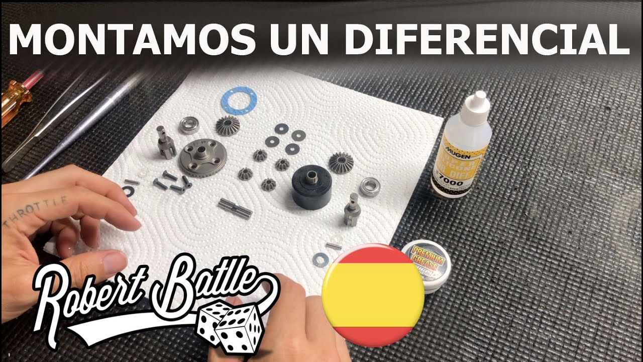 Robert Batlle tutorial - Montamos un diferencial del Mugen MBX8!