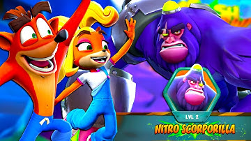 Crash Bandicoot: On the Run! Gorilla again - Scorporilla