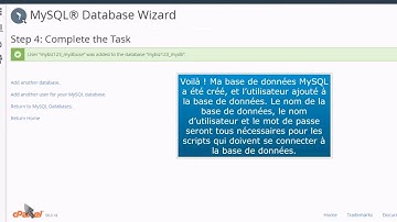 cPanel : comment mettre une base de données en place avec l