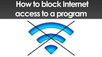 WINDOWS 10 - How to Block Internet access to programs using Windows Firewall