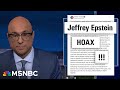 Ali Velshi: Trump's economy is so bad he's trying to distract from it by talking about Epstein