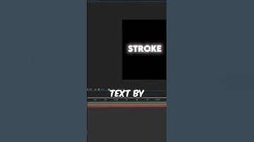 HOW TO: Stroke Text Effect