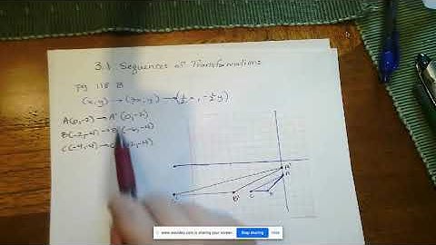 3.1 Sequences of Transformations