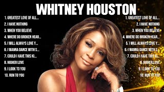 Whitney Houston Top Of The Music Hits 2024   Most Popular Hits Playlist