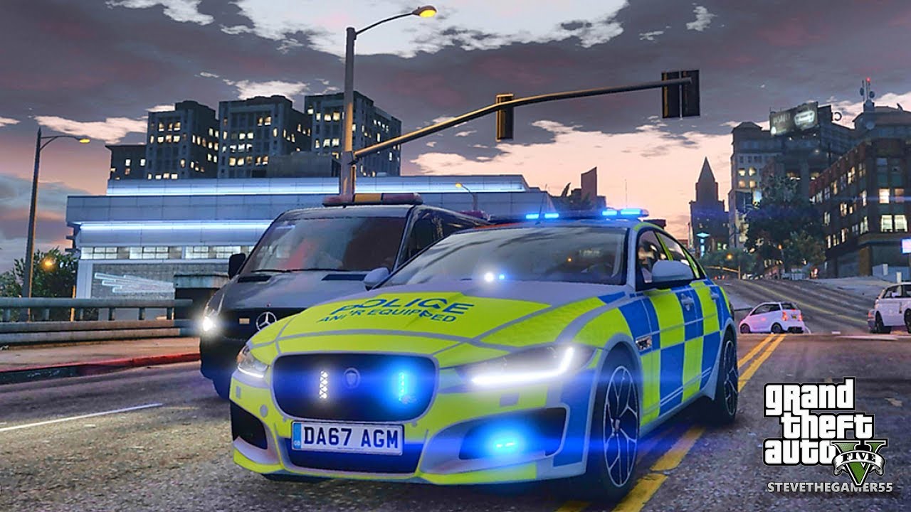 GTA 5 MODS LSPDFR 768 -BRITISH PATROL !!! (GTA 5 REAL LIFE PC MOD)