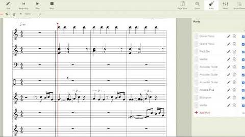 Creating a score from Soundtrap and importing into Noteflight