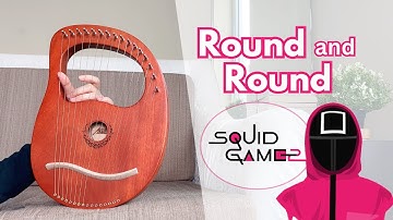 Mingle Game Song "Round and Round" Squid Game (Korean Nursery Rhyme) Lyre Harp Cover
