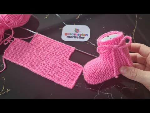 Βίντεο: Πώς να πλέξετε όμορφα μποτάκια για νεογέννητα