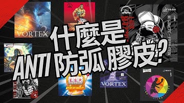 桌球 Anti膠皮介紹 乒乓球防弧膠皮 什麼是Anti ? | In table tennis, what is an Anti Spin rubber?