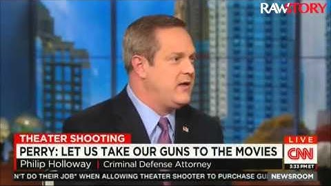 CNN discusses the best way to open fire in a crowded theater