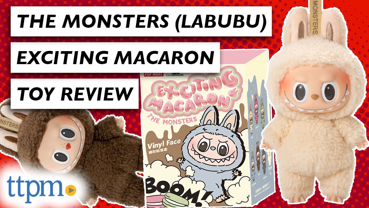 R*♡様 LABUBU THE MONSTERS ExcitingMacaron THE MONSTERS - Tasty Macarons Vinyl Face Blind Box | Blind