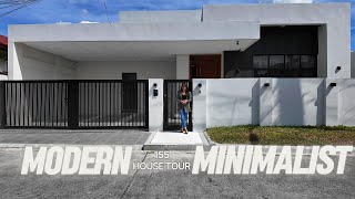House Tour 155 l Modern Minimalist Bungalow House for Sale in Angeles City Pampanga