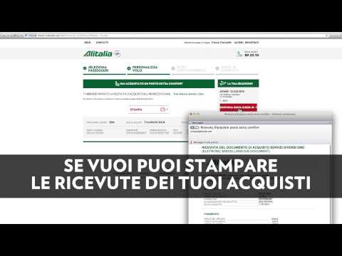 Video: Puoi effettuare il check-in online con Alitalia?