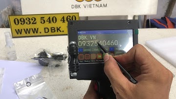 Hướng dẫn sử dụng Máy in Date Cầm Tay 12.7mm DBK 630