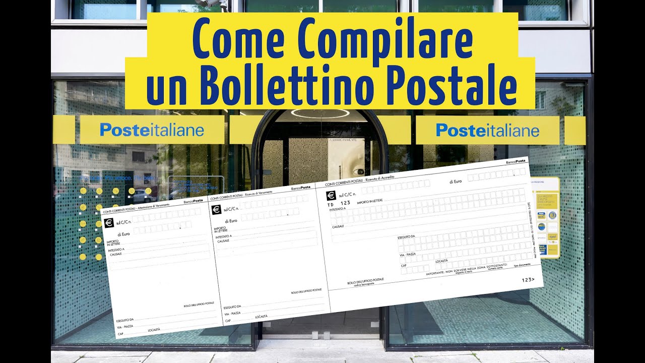 Come Compilare un Bollettino Postale - Guida con Video e Immagini - Numero  Verde Assistenza.it