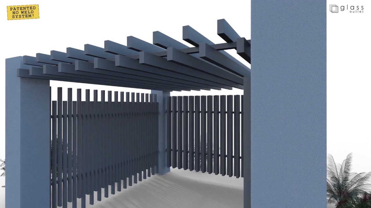 Aluminium batten fencing — Glass Outlet