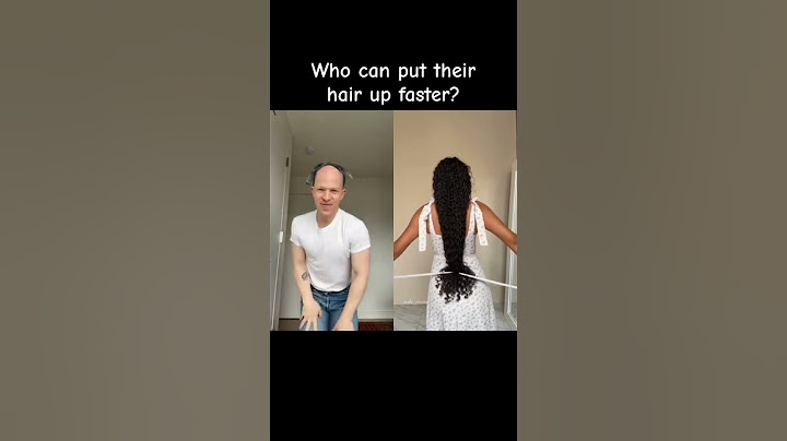 WHO CAN PUT THEIR HAIR UP FASTER? #hair #hairstyle #haircare #youtubeshorts #shorts #bald