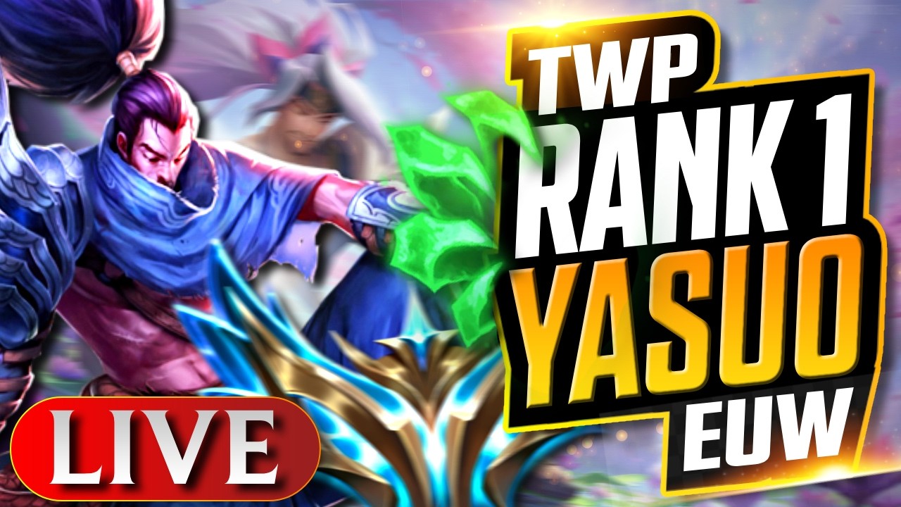 🟣 RANK 15, 1923 LP PEAK S16 ✅ MID EUW YASUO RANK 1 GRIND✅