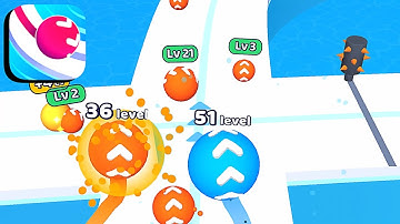 Level Up Balls ​- All Levels Gameplay Android,ios (Levels 1-8)