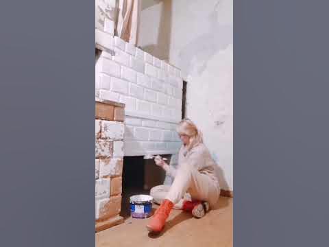 побелка печки - YouTube