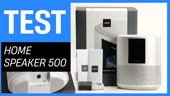 Bose Smart Speaker 500 Test: Premium Sound & Verarbeitung mit WLAN,  Bluetooth und Sprachassistenten - YouTube