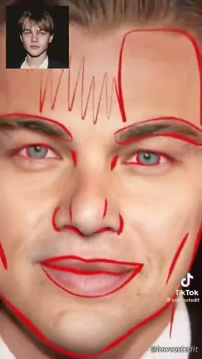 LEONARDO DI CARPIO young version using PS by lowcostedit