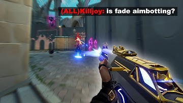 What a RADIANT Fade with SMOOTH AIM looks like in Valorant