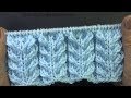 СКАЗОЧНО КРАСИВЫЙ УЗОР С КОСАМИ Узор спицами №66  Вязание Knitting stitch