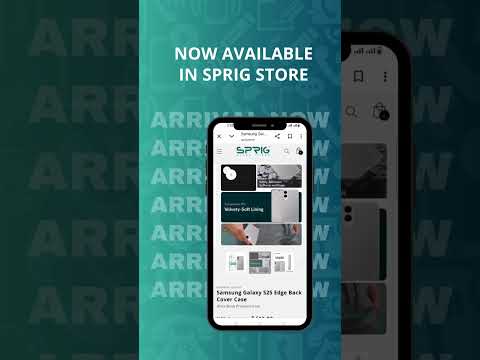 Sprig for S25 Edge: Beyond the Standard. The Ultimate Upgrade. 🚀