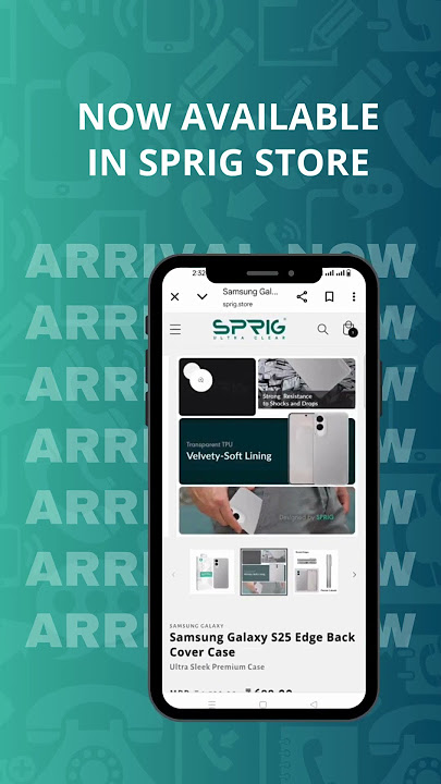 Sprig for S25 Edge: Beyond the Standard. The Ultimate Upgrade. 🚀