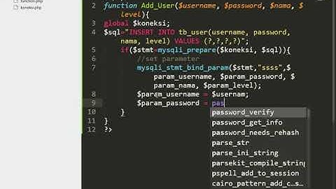 Membuat Multi Level Login di PHP Bag - 1