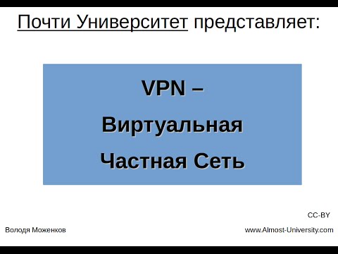 VPN - Виртуальная Частная Сеть