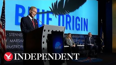 Nasa says Blue Origin will build lander for first human moon mission in half a century