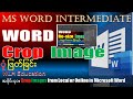 Word Crop Image: How to Crop Images or Pictures in Microsoft Word Myanmar
