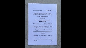 BPAC-101 Exam Question Paper June 2024 In Hindi & English 😳😳 #ignou #assignment #ignou_university