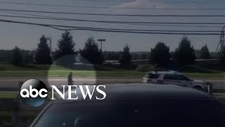 Police gunned down suspect on the side of a freeway in Pennsylvania