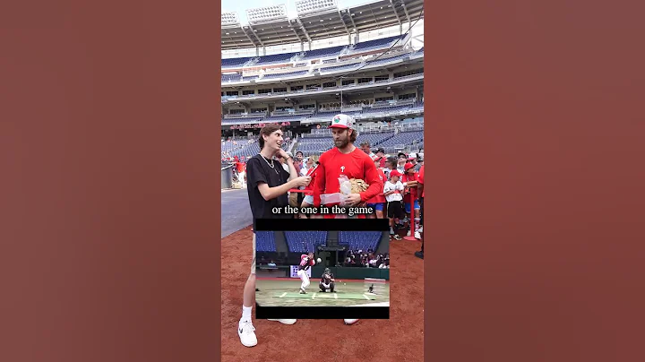 Get to know Bryce Harper (Full Q&A)🤯👀🔥#shorts