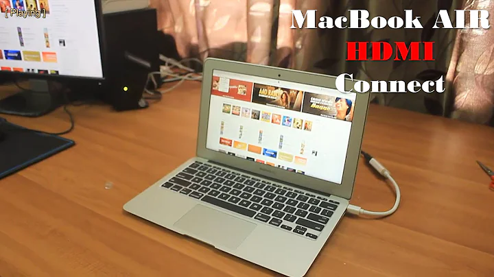 Connect MacBook Air to external Display with HDMI cable | BlueRigger |