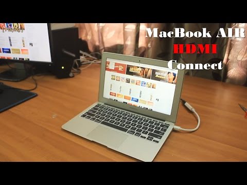 Connect MacBook Air to external Display with HDMI cable | BlueRigger |