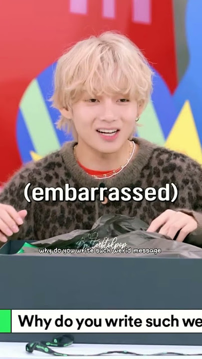 The Broke Millionaire Taehyung asked staff not to take the gift 🤣