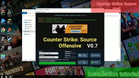 csso v0.7 installation tutorial for PC and laptops [Counter Strike: Source mod/non steam version]