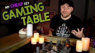 MY CHEAP DIY GAMING TABLE  Review & How I Made It