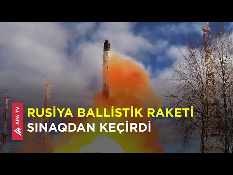 Rusiya qitələrarası ballistik raketin sınağını uğurla reallaşdırdı – APA TV