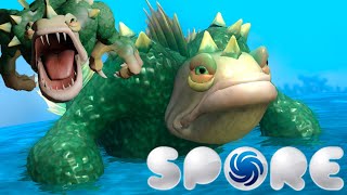 Spore | Анимация Морского Монстра с Разных Ракурсов