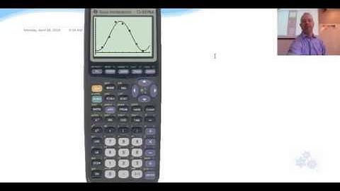 PC 30 5.4 Sinusoidal Regression (using Ti-83 graphing galculator)