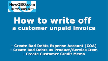 How to Write Off Bad Debts in QuickBooks Online